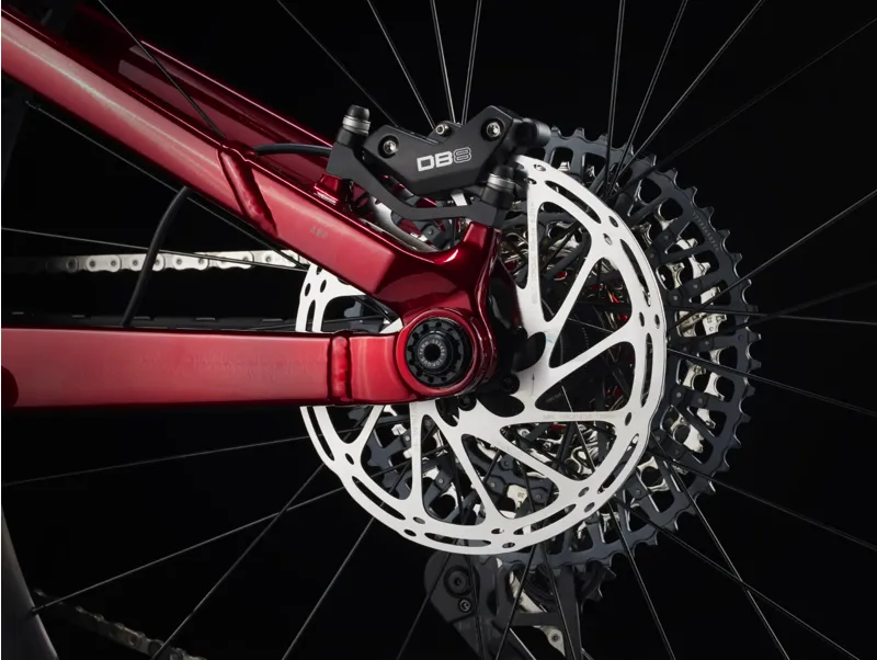 Trek Top Fuel 8 GX AXS Full Suspension Mountain Bike 2025 in Crimson-3